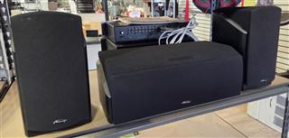 MIRAGE AUDIO SYSTEMS OMNI 50 CENTER AND WALL SPEAKERS